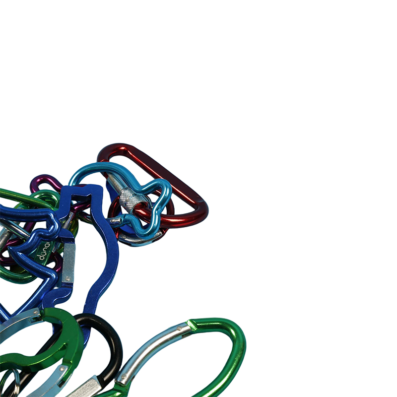 High Quality Customizable 30kN Aluminum Triple Lock Safety Climbing Carabiner Mountain Locking Carabiner