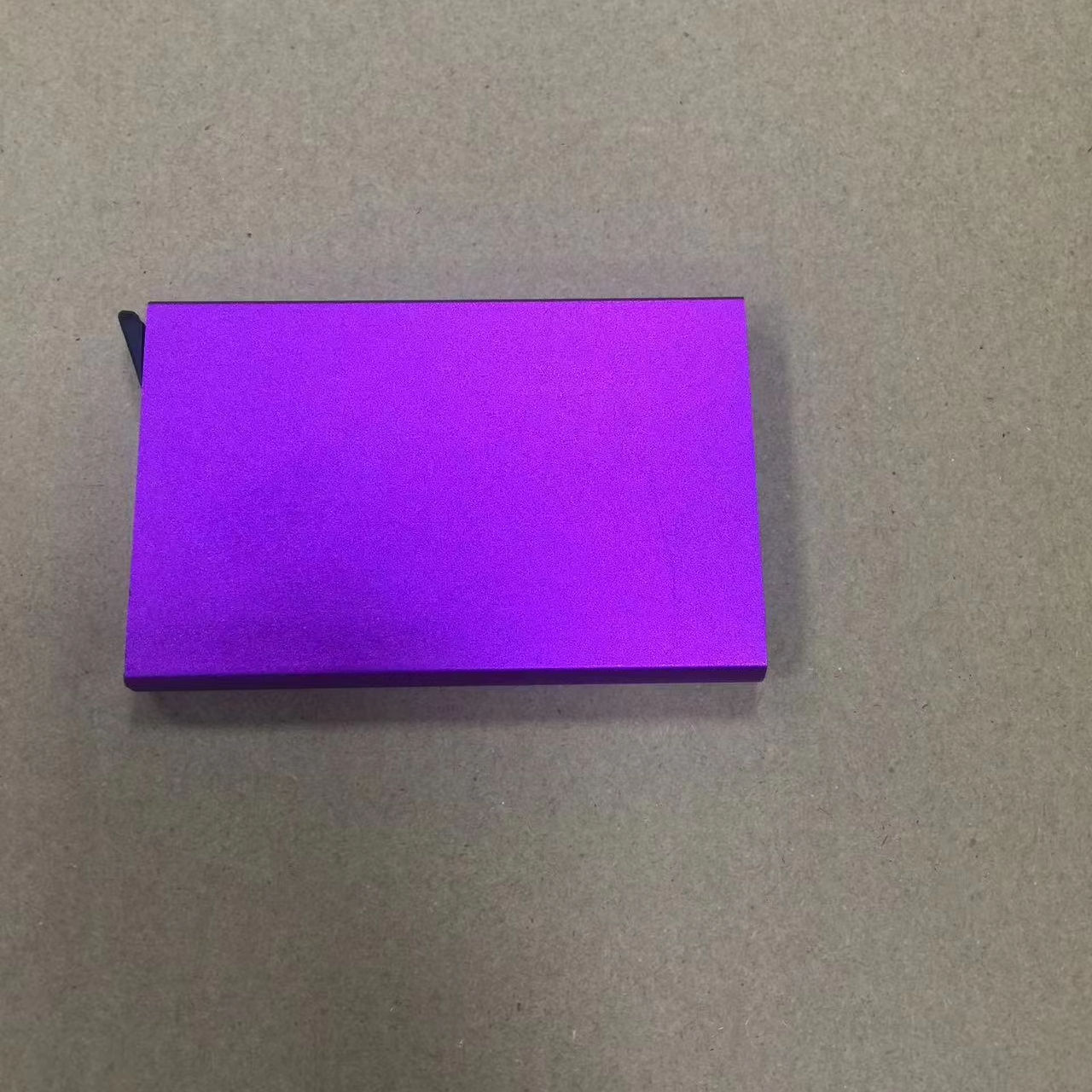 Credit Card Wallet Aluminum Anti Scanner Slim Card Holder Free Sample Customized  Metal Business Card case Metal Keychain